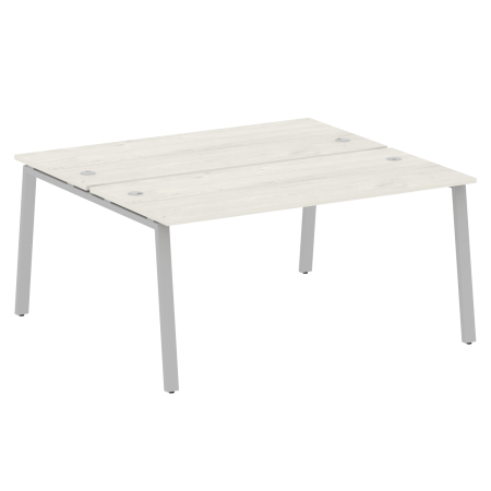 Metal System Рабочая станция на А-образном м/к БА.РАС-СП-2.4 Дуб Наварра/Металл Серый 1600*1475*750 Metal System Рабочая станция на А-образном м/к БА.РАС-СП-2.4 Дуб Наварра/Металл Серый 1600*1475*750