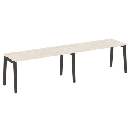 Onix Wood Рабочая станция OW.RS-2.4.7 Денвер Светлый/Дуб Темный/Металл Антрацит 3160*720*750 Onix Wood Рабочая станция OW.RS-2.4.7 Денвер Светлый/Дуб Темный/Металл Антрацит 3160*720*750