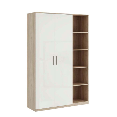 Asti AST33951521 Гардероб с секцией, глянец 1350x450x2050 вяз Asti AST33951521 Гардероб с секцией, глянец 1350x450x2050 вяз