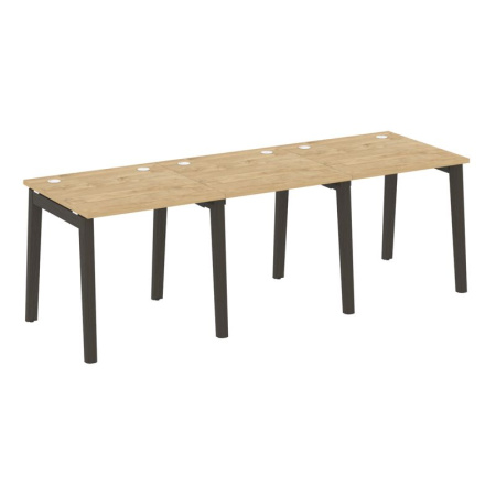 Onix Wood Рабочая станция OW.RS-3.0.8 Тиквуд Светлый/Дуб Темный/Металл Антрацит 2340*800*750 Onix Wood Рабочая станция OW.RS-3.0.8 Тиквуд Светлый/Дуб Темный/Металл Антрацит 2340*800*750