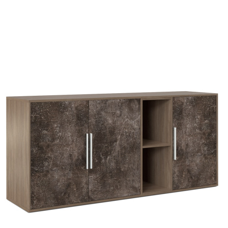 B-tone BTN36152042 Шкаф низкий 3 створки, с нишей 1688x450x780 Дуб Урбан бетон темный B-tone BTN36152042 Шкаф низкий 3 створки, с нишей 1688x450x780 Дуб Урбан бетон темный