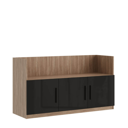 Asti AST33941643 Креденция 3 двери, глянец 1350x450x742 Дуб Урбан Asti AST33941643 Креденция 3 двери, глянец 1350x450x742 Дуб Урбан