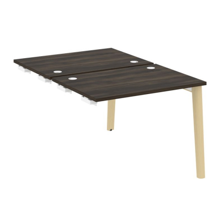 Onix Wood Стол-приставка двойной OW.D.SPR-1.7 Дуб Мали/Дуб Светлый/Металл Белый 980*1475*750 Onix Wood Стол-приставка двойной OW.D.SPR-1.7 Дуб Мали/Дуб Светлый/Металл Белый 980*1475*750