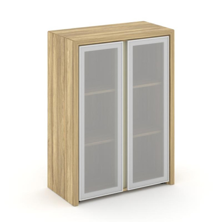 Corner Шкаф средний широкий COR.ST-2.4R Гикори Песочный/Ваниль/Сатин 900*450*1231