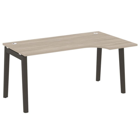Onix Wood Стол эргономичный правый OW.SA-1 (R) Дуб Аттик/Дуб Темный/Металл Антрацит 1580*980*750 (720/460)