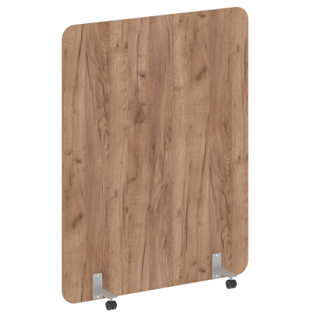 R-line Перегородка на металлических опорах, на роликах DP.R-140-180 Дуб Табак/Металл Серый 1400*18*1800 R-line Перегородка на металлических опорах, на роликах DP.R-140-180 Дуб Табак/Металл Серый 1400*18*1800