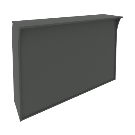 Riva Стойка ресепшн А.РС-4 Антрацит 1644*506*1150