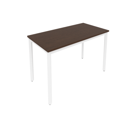 Slim Стол письменный на металлокаркасе С.СП-4.1 Венге Цаво/Металл Белый 1180*600*750 Slim Стол письменный на металлокаркасе С.СП-4.1 Венге Цаво/Металл Белый 1180*600*750