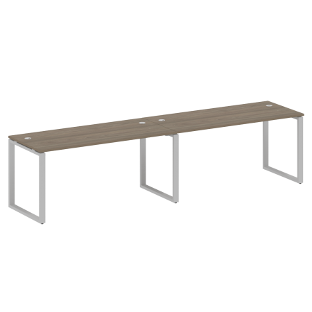Metal System Рабочая станция на 2 места на О-образном м/к БО.СМ-2.4 Вяз Благородный/Металл Серый 3200*720*750 Metal System Рабочая станция на 2 места на О-образном м/к БО.СМ-2.4 Вяз Благородный/Металл Серый 3200*720*750