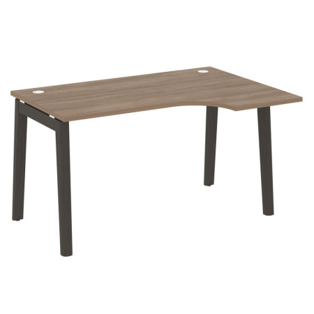 Onix Wood Стол эргономичный правый OW.SA-2 (R) Дуб Аризона/Дуб Темный/Металл Антрацит 1380*980*750 (720/460)