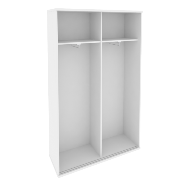 Onix Шкаф-купе для одежды O.SHK-1.3 T Белый Бриллиант 1200*420*1977