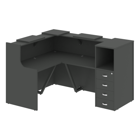 Onix Ресепшн O.R-K-26 Антрацит 1973*1568*1187 Onix Ресепшн O.R-K-26 Антрацит 1973*1568*1187