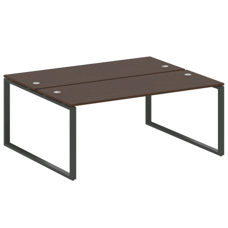 Metal System Рабочая станция на О-образном м/к БО.РАС-СП-2.5 Венге Цаво/Металл Антрацит 1800*1475*750 Metal System Рабочая станция на О-образном м/к БО.РАС-СП-2.5 Венге Цаво/Металл Антрацит 1800*1475*750