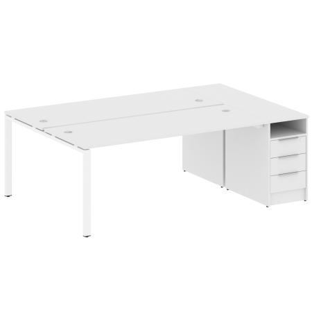 Metal System Рабочая станция с тумбой на П-образном м/к БП.РС-СТП-2.5 Белый/Металл Белый 2212*1475*750 Metal System Рабочая станция с тумбой на П-образном м/к БП.РС-СТП-2.5 Белый/Металл Белый 2212*1475*750