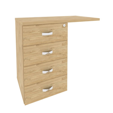 Onix Direct Тумба приставная (универсальная л/пр) O.TPU-4 Тиквуд Светлый 842*460*750 Onix Direct Тумба приставная (универсальная л/пр) O.TPU-4 Тиквуд Светлый 842*460*750