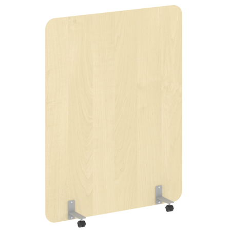 R-line Перегородка на металлических опорах, на роликах DP.R-140-180 Клен/Металл Серый 1400*18*1800 R-line Перегородка на металлических опорах, на роликах DP.R-140-180 Клен/Металл Серый 1400*18*1800