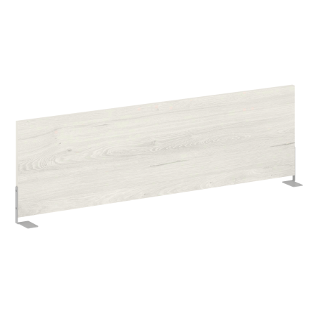 Metal System Экран для стола боковой Б.ЭКР-120 Дуб Наварра/Металл Серый 1200*348*18