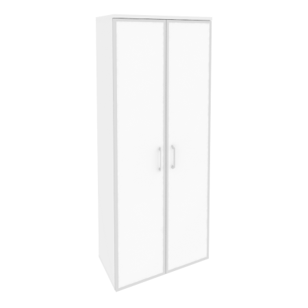 Onix Шкаф высокий широкий O.ST-1.10 R white Белый Бриллиант/Стекло White 800*420*1977
