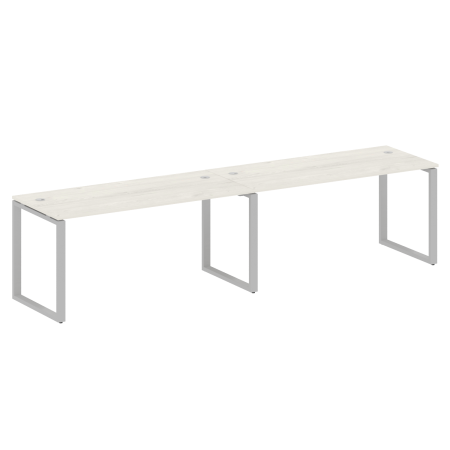 Metal System Рабочая станция на 2 места на О-образном м/к БО.СМ-2.4 Дуб Наварра/Металл Серый 3200*720*750 Metal System Рабочая станция на 2 места на О-образном м/к БО.СМ-2.4 Дуб Наварра/Металл Серый 3200*720*750