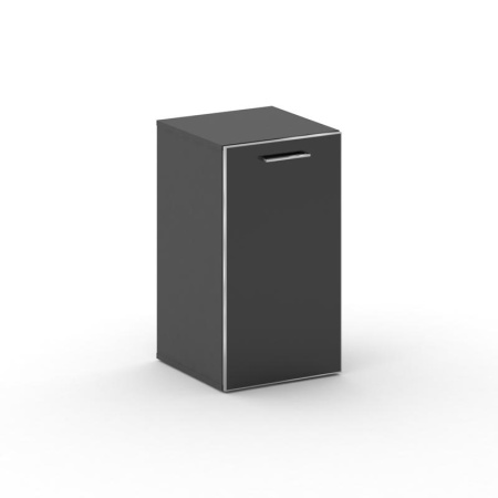 Cross Шкаф узкий низкий CR.SU-302 (R) black Базальт UM/Лакобель Черный 450*460*807 Cross Шкаф узкий низкий CR.SU-302 (R) black Базальт UM/Лакобель Черный 450*460*807