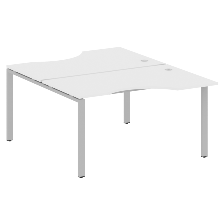 Metal System Рабочая станция криволинейная на П-образном м/к БП.РАС-СА-2.2 Белый/Металл Серый 1400*1835*750 Metal System Рабочая станция криволинейная на П-образном м/к БП.РАС-СА-2.2 Белый/Металл Серый 1400*1835*750