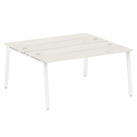 Metal System Рабочая станция на А-образном м/к БА.РАС-СП-2.4 Дуб Наварра/Металл Белый 1600*1475*750 Metal System Рабочая станция на А-образном м/к БА.РАС-СП-2.4 Дуб Наварра/Металл Белый 1600*1475*750