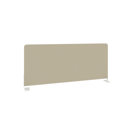 Metal System Экран тканевый боковой Б.ТЭКР-90 Темно-бежевый/Металл Белый 900*390*22