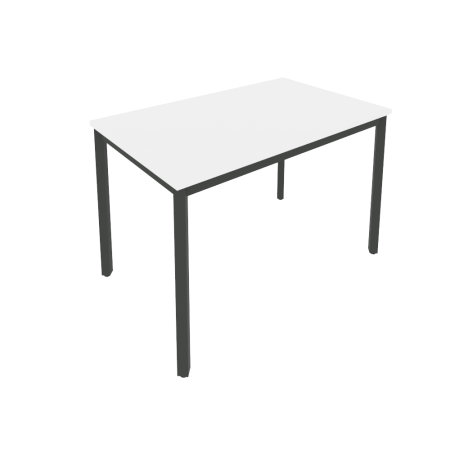 Slim Стол письменный на металлокаркасе С.СП-4 Белый/Металл Антрацит 1180*720*750 Slim Стол письменный на металлокаркасе С.СП-4 Белый/Металл Антрацит 1180*720*750