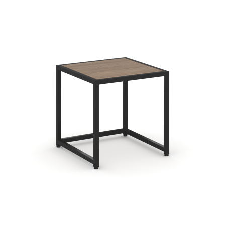 Loft Стол журнальный VR.L-SJK-40 Дуб Аризона/Металл Черный 400*400*400