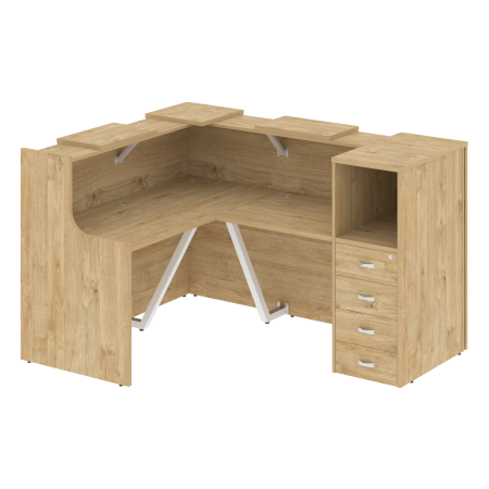 Onix Ресепшн O.R-K-26 Тиквуд Светлый 1973*1568*1187 Onix Ресепшн O.R-K-26 Тиквуд Светлый 1973*1568*1187