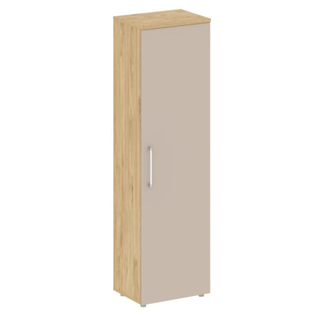 Shift Гардероб узкий (универсальный левый/правый) SK.GB-1 Тиквуд Светлый/Капучино 560*420*1977 Shift Гардероб узкий (универсальный левый/правый) SK.GB-1 Тиквуд Светлый/Капучино 560*420*1977