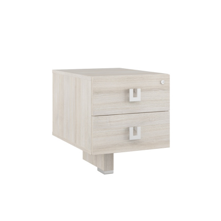 Solid SOL29730102  Тумба подвесная с 2 ящиками 420x570x530 дуб шамони светлый Solid SOL29730102  Тумба подвесная с 2 ящиками 420x570x530 дуб шамони светлый