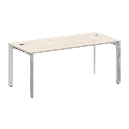 Onix Direct Lux Стол руководителя П-обр. м/к M-O.MP-SRR-5.8 Денвер Светлый/Нержавеющая Сталь/Хром 1780*800*750 Onix Direct Lux Стол руководителя П-обр. м/к M-O.MP-SRR-5.8 Денвер Светлый/Нержавеющая Сталь/Хром 1780*800*750