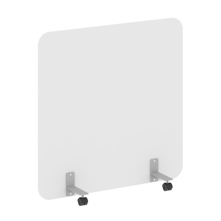 R-line Перегородка на металлических опорах, на роликах DP.R-120-120 Белый/Металл Серый 1200*18*1200 R-line Перегородка на металлических опорах, на роликах DP.R-120-120 Белый/Металл Серый 1200*18*1200