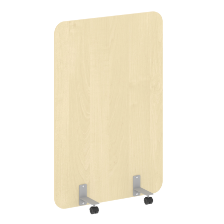 R-line Перегородка на металлических опорах, на роликах DP.R-100-150 Клен/Металл Серый 1000*18*1500 R-line Перегородка на металлических опорах, на роликах DP.R-100-150 Клен/Металл Серый 1000*18*1500