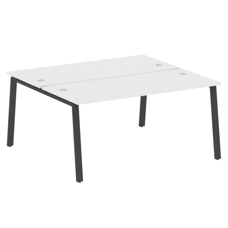 Metal System Рабочая станция на А-образном м/к БА.РАС-СП-2.4 Белый/Металл Антрацит 1600*1475*750 Metal System Рабочая станция на А-образном м/к БА.РАС-СП-2.4 Белый/Металл Антрацит 1600*1475*750