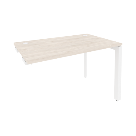 Onix Стол-приставка на П-образном м/к к опорным элементам O.MP-SPR-2.7 Денвер Светлый/Металл Белый 1180*720*750 Onix Стол-приставка на П-образном м/к к опорным элементам O.MP-SPR-2.7 Денвер Светлый/Металл Белый 1180*720*750