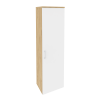Onix Гардероб узкий (правое исполнение) O.GB-1 (R) Тиквуд Светлый/Белый Бриллиант 560*420*1977