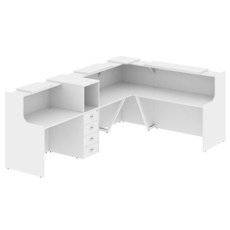 Onix Ресепшн O.R-K-30 Белый Бриллиант 2168*3151*1187 Onix Ресепшн O.R-K-30 Белый Бриллиант 2168*3151*1187