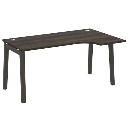 Onix Wood Стол эргономичный правый OW.SA-1 (R) Дуб Мали/Дуб Темный/Металл Антрацит 1580*980*750 (720/460)