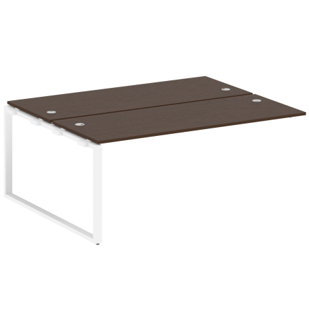 Metal System Проходной элемент рабочей станции на О-образном м/к БО.ПРС-СП-2.5 Венге Цаво/Металл Белый 1800*1475*750 Metal System Проходной элемент рабочей станции на О-образном м/к БО.ПРС-СП-2.5 Венге Цаво/Металл Белый 1800*1475*750