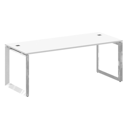 Onix Direct Lux Стол руководителя О-обр. м/к M-O.MO-SRR-6.8 Белый Бриллиант/Нержавеющая Сталь/Хром 1980*800*750 Onix Direct Lux Стол руководителя О-обр. м/к M-O.MO-SRR-6.8 Белый Бриллиант/Нержавеющая Сталь/Хром 1980*800*750