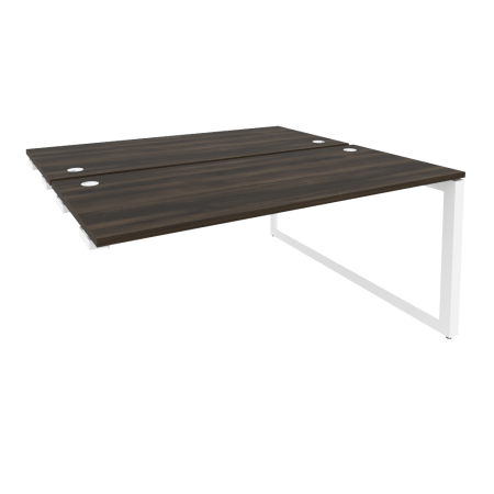 Onix Стол-приставка двойной на О-образном м/к к опорым элем. O.MO-D.SPR-4.7 Дуб Мали/Металл Белый 1580*1475*750 Onix Стол-приставка двойной на О-образном м/к к опорым элем. O.MO-D.SPR-4.7 Дуб Мали/Металл Белый 1580*1475*750