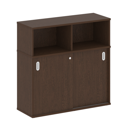Metal System Шкаф-купе приставной Б.ШК-3 Т Венге Цаво 1120*410*1098 Metal System Шкаф-купе приставной Б.ШК-3 Т Венге Цаво 1120*410*1098