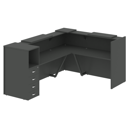 Onix Ресепшн O.R-K-27 Антрацит 1968*2573*1187 Onix Ресепшн O.R-K-27 Антрацит 1968*2573*1187