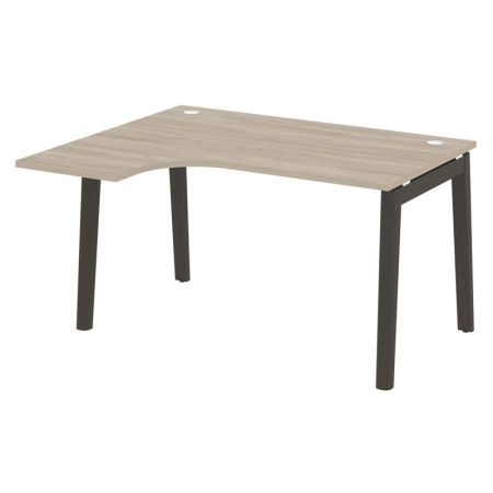 Onix Wood Стол эргономичный левый OW.SA-3 (L) Дуб Аттик/Дуб Темный/Металл Антрацит 1380*1180*750 (800/460)