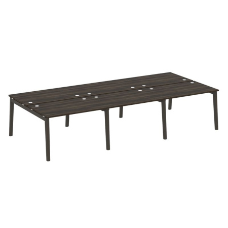 Onix Wood Рабочая станция OW.D.RS-6.2.8 Дуб Мали/Дуб Темный/Металл Антрацит 3540*1635*750 Onix Wood Рабочая станция OW.D.RS-6.2.8 Дуб Мали/Дуб Темный/Металл Антрацит 3540*1635*750