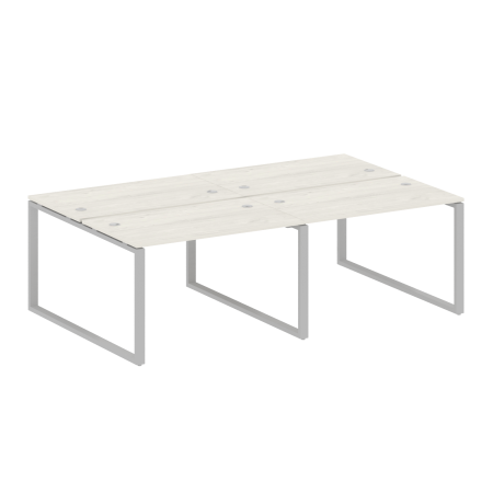 Metal System Рабочая станция на 4 места на О-образном м/к БО.СМ-4.2 Дуб Наварра/Металл Серый 2400*1475*750 Metal System Рабочая станция на 4 места на О-образном м/к БО.СМ-4.2 Дуб Наварра/Металл Серый 2400*1475*750