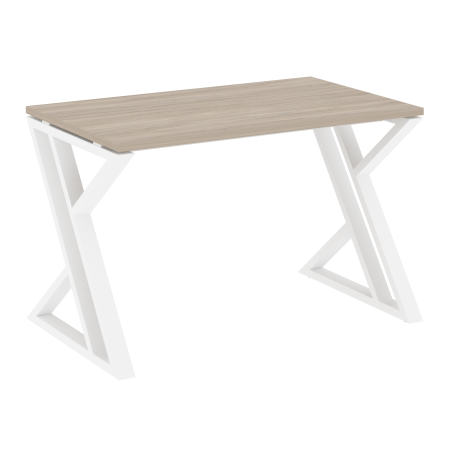 Loft Стол рабочий VR.L-SRZ-2.7 Дуб Аттик/Металл Белый 1180*720*750