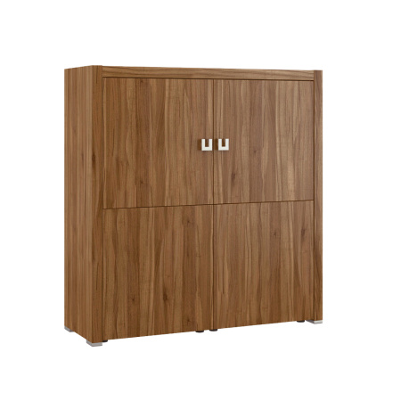 Solid SOL29742003 Шкаф средний 1310x450x1370 орех селект Solid SOL29742003 Шкаф средний 1310x450x1370 орех селект